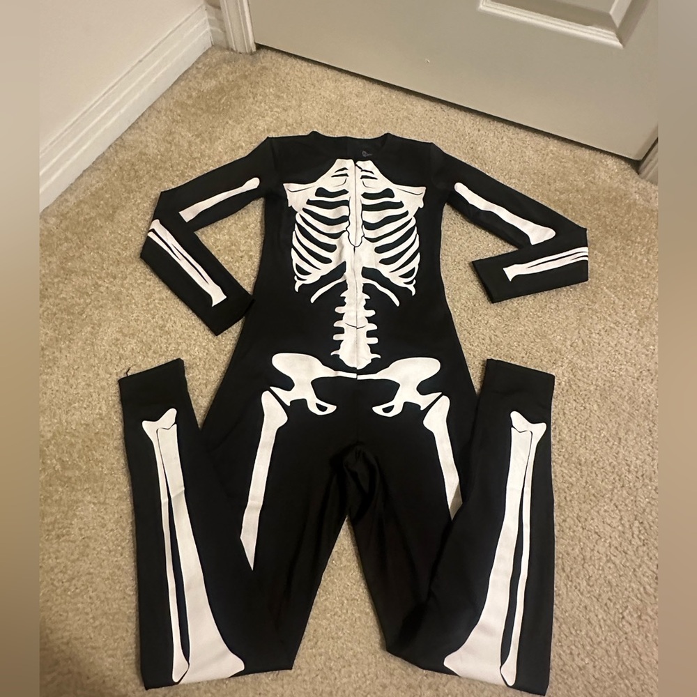 Skeleton Zip - Up One Piece